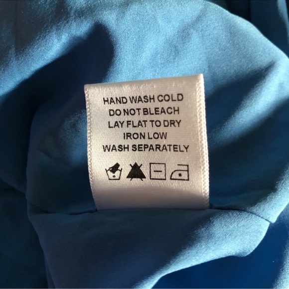 NBD Revolve Daimilee Strapless Blue Lace Dress - Picture 13 of 14